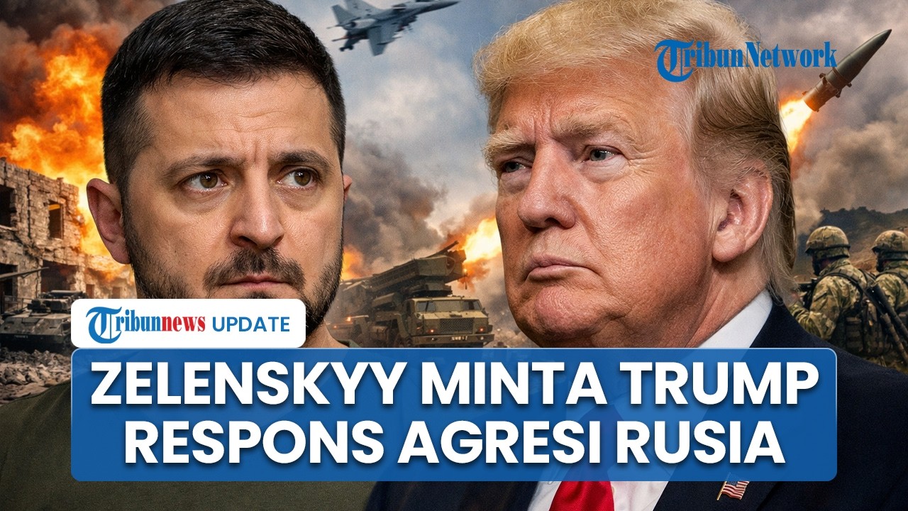 Minta Bekingan AS, Zelensky Desak Trump Tanggapi Serangan Besar-besaran Rusia ke Ukraina