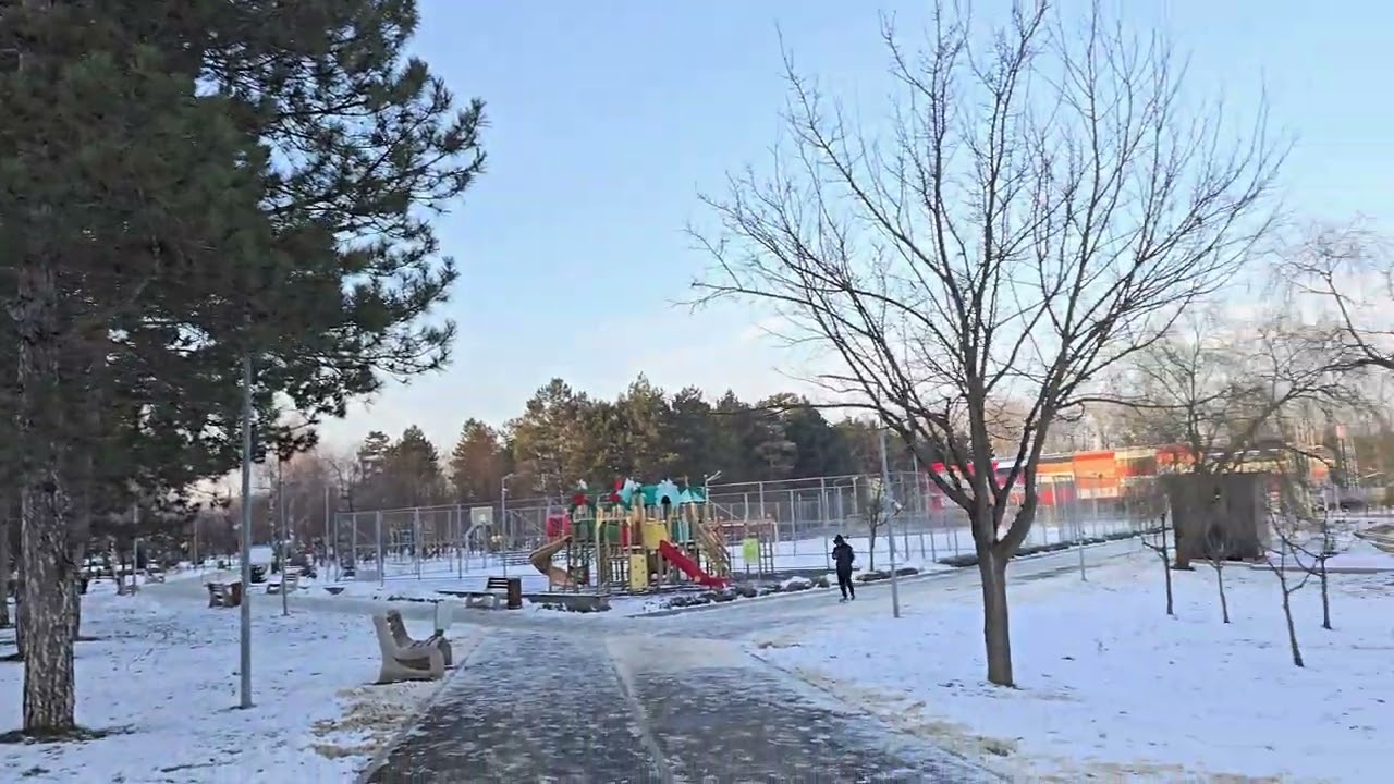 Кишинёв. Скулянка, возвращаюсь на остановку. 13.01.2026