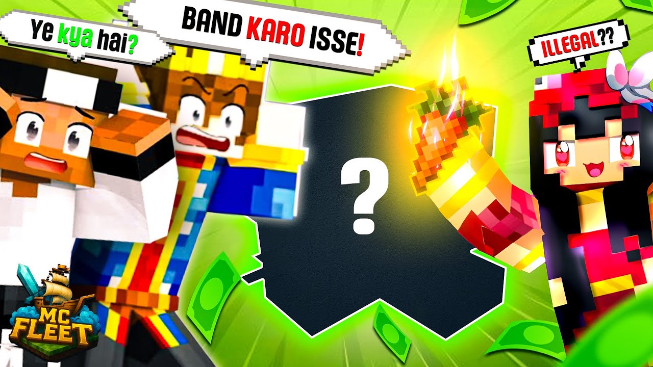 @GamerFleet and Jack Bhaiya Ko Pata Chal Gaya 😨 BASE Raid😭 Secret CARROT FARM in mcFleet Server