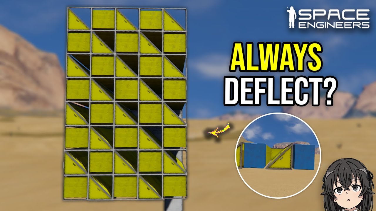 Can This Ship Armor Deflect Shot From Every Angle? Space Engineers