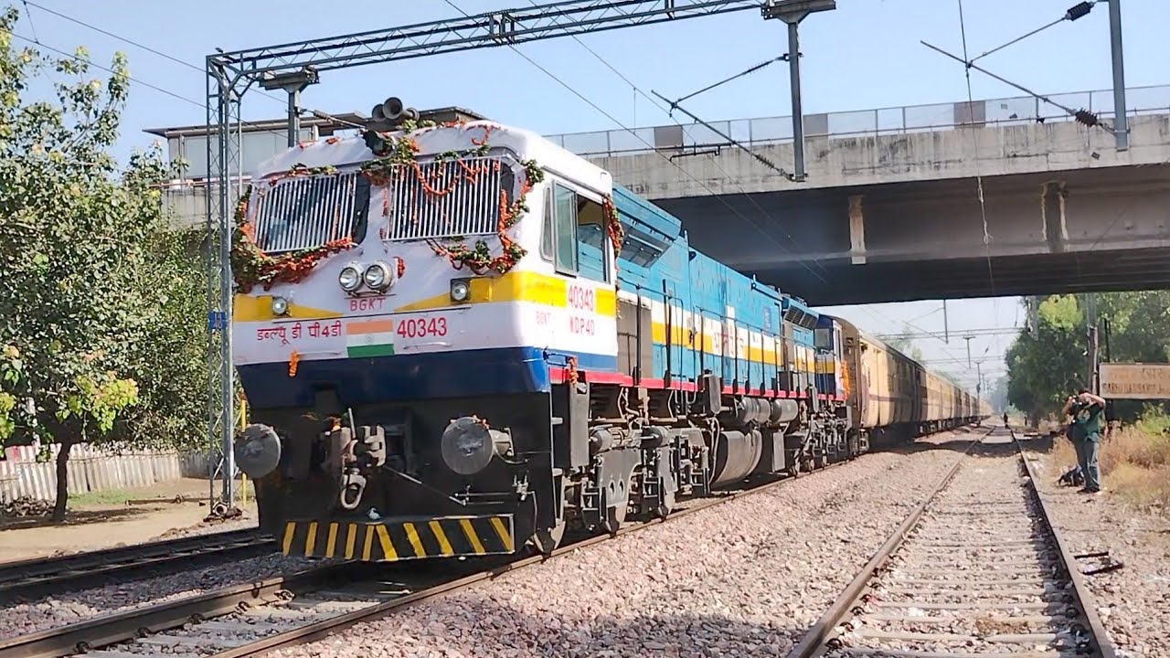 1st Commercial Run of 14087 Delhi - Jaisalmer Runicha Express