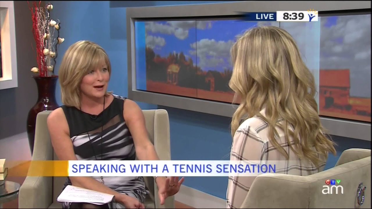 Genie Bouchard Canada AM Interview November 12 2014