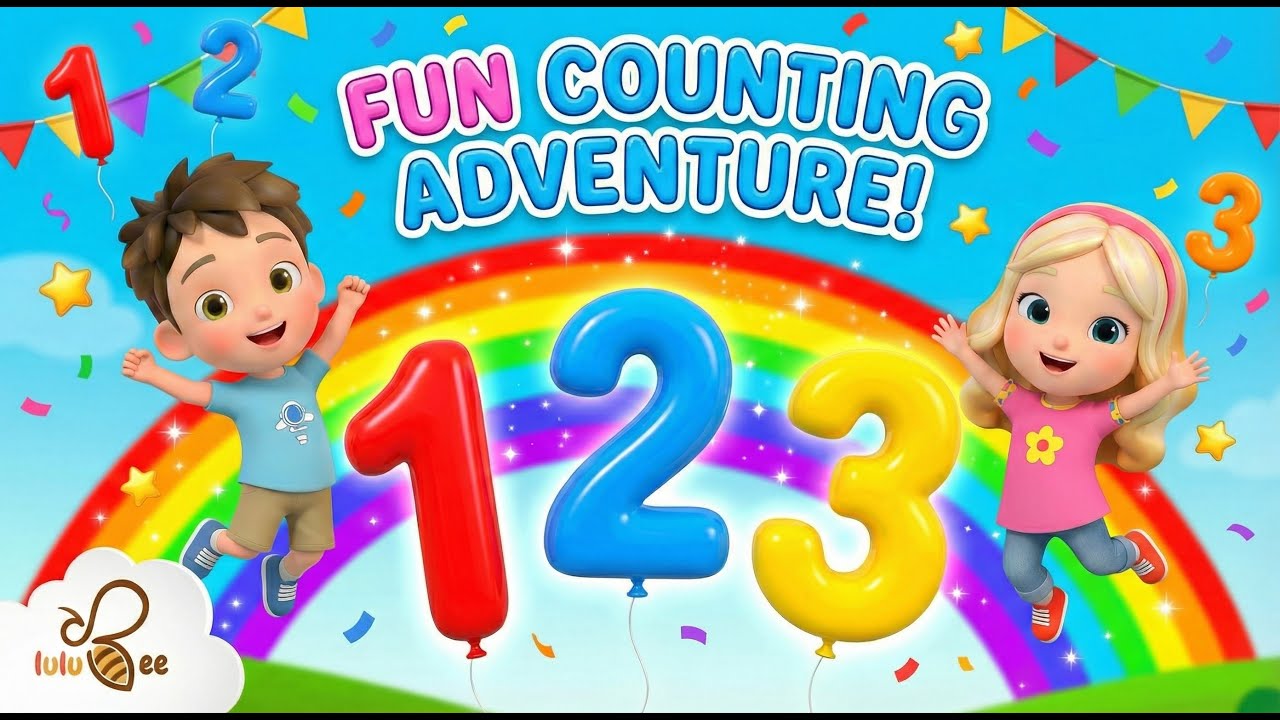 Counting 1 to 10 Song for Kids | Learn Numbers with Fun | Nursery Rhyme for Children