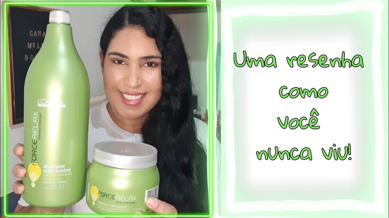 Shampoo e Máscara Force Relax L'Oréal | Sem fonte de calor