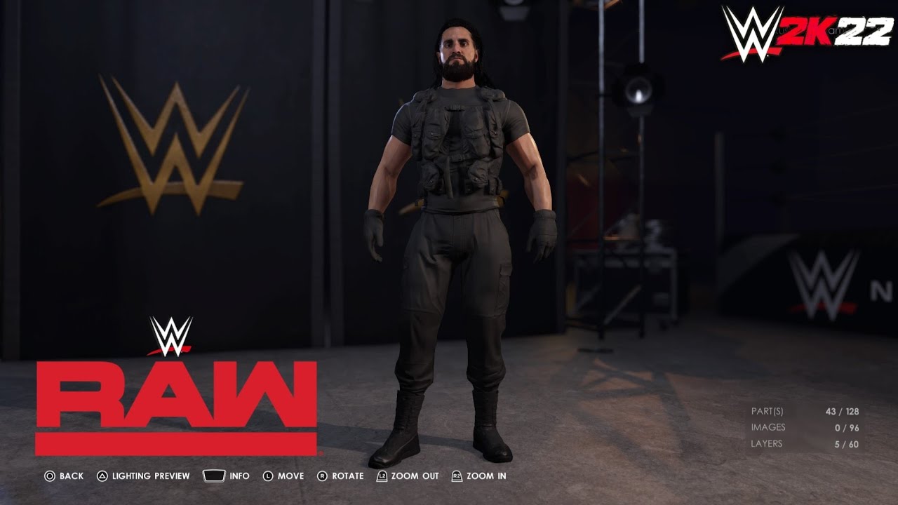 WWE 2K22: Seth Rollins - The Shield Attire
