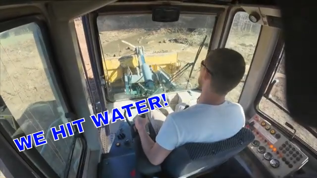 LETS DIG A POND! (John Deere 605 Track Loader)