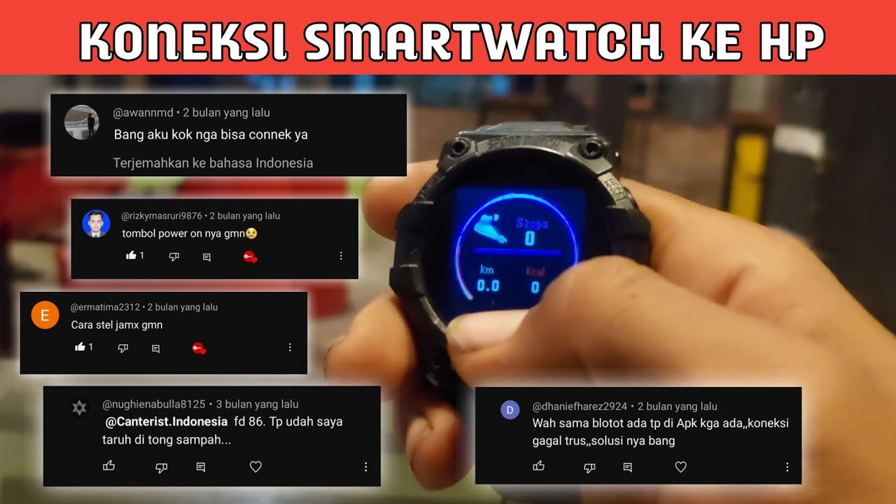 MENJAWAB : Cara Menghubungkan Smartwatch ke Fitpro Di Hp #SmartwatchMurah