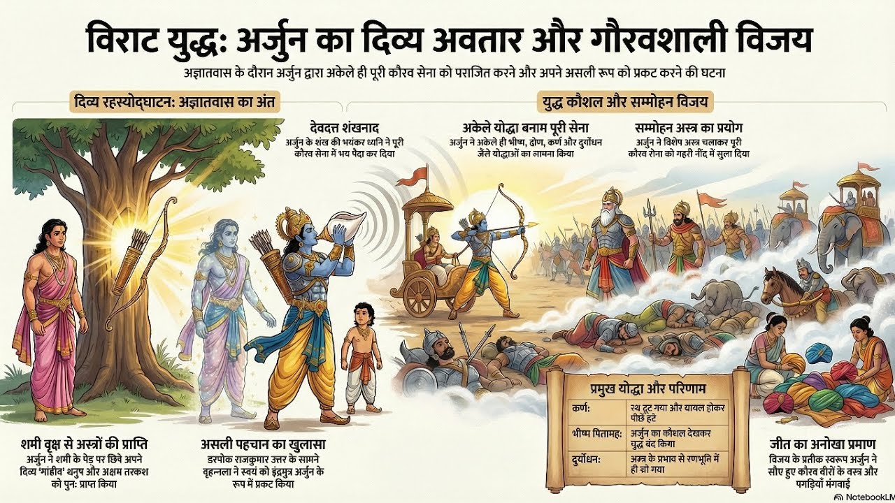Mahabharat Episode 16 🏹विराट युद्ध: अर्जुन का दिव्य प्रकटीकरण