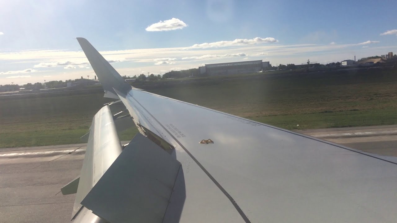 S7 Airlines A320 Landing at Khabarovsk Novy