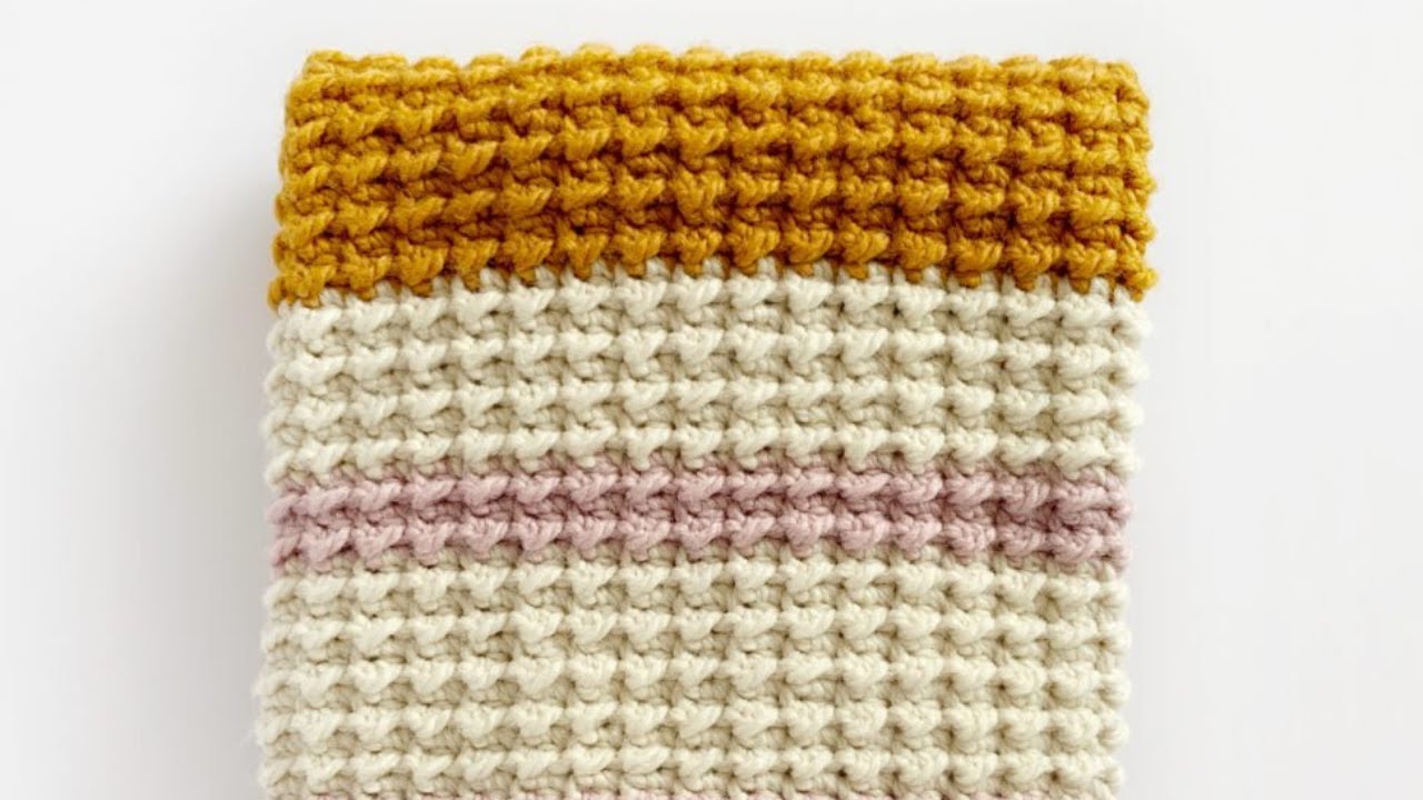 Crochet Even Moss Stitch
