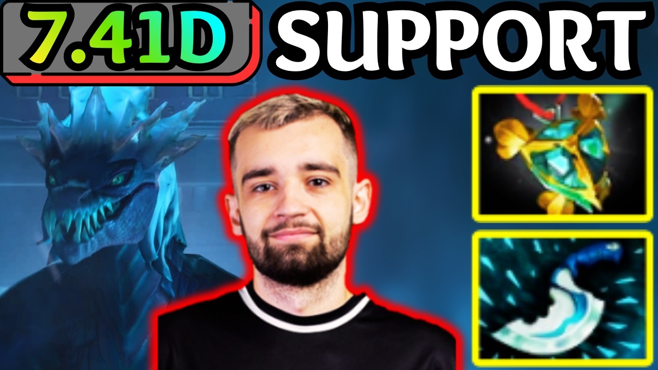 🔥 FISHMAN WINTER WYVERN Support GOD &mdash; INSANE Winter's Curse DOMINATION 🔥 Dota 2 Support