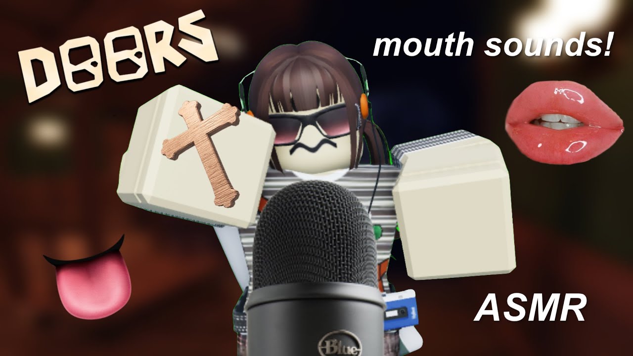 roblox asmr! (playing doors w/ mouth sounds 👄)