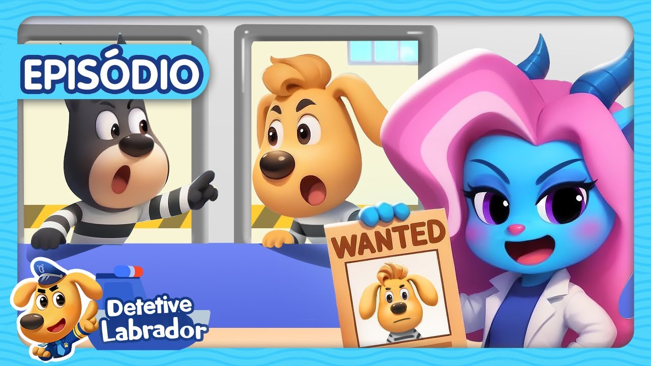 Quem é o Ladrão? 🦹 Aventura na Cidade das Águas (Episódio 233) ⛲ Desenho Animado 🔍 Detetive Labrador