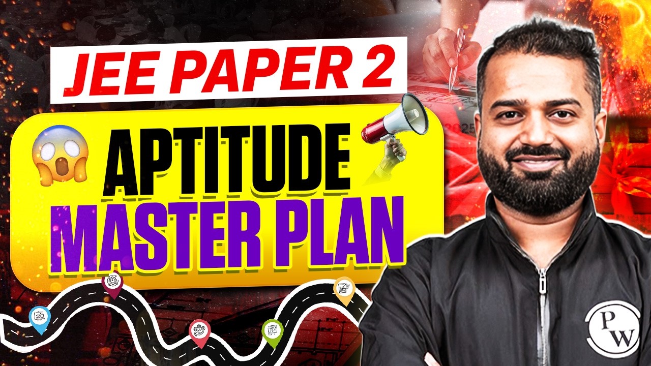 JEE Paper 2 Aptitude Strategy | Non-Verbal Reasoning Topics That Decide 300+ Marks