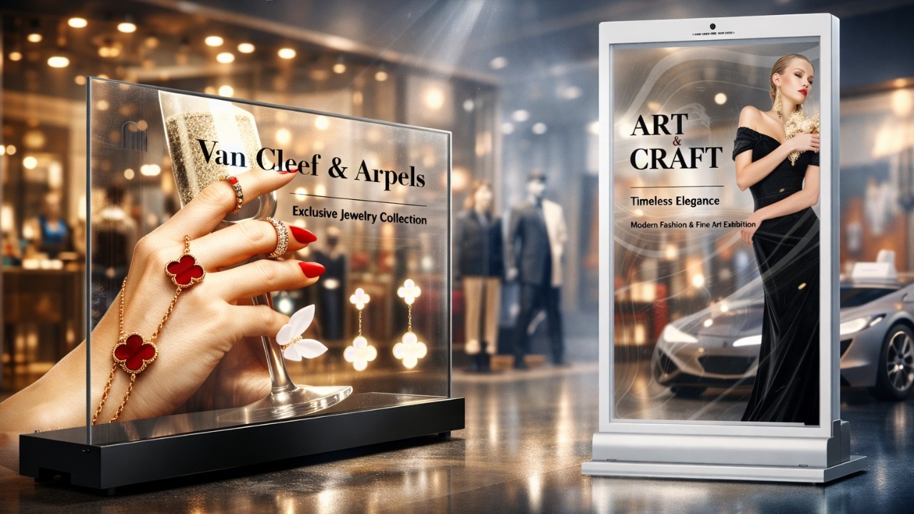 CDS Unveils the Largest Range of Transparent OLED Displays | Next-Gen Display Tech