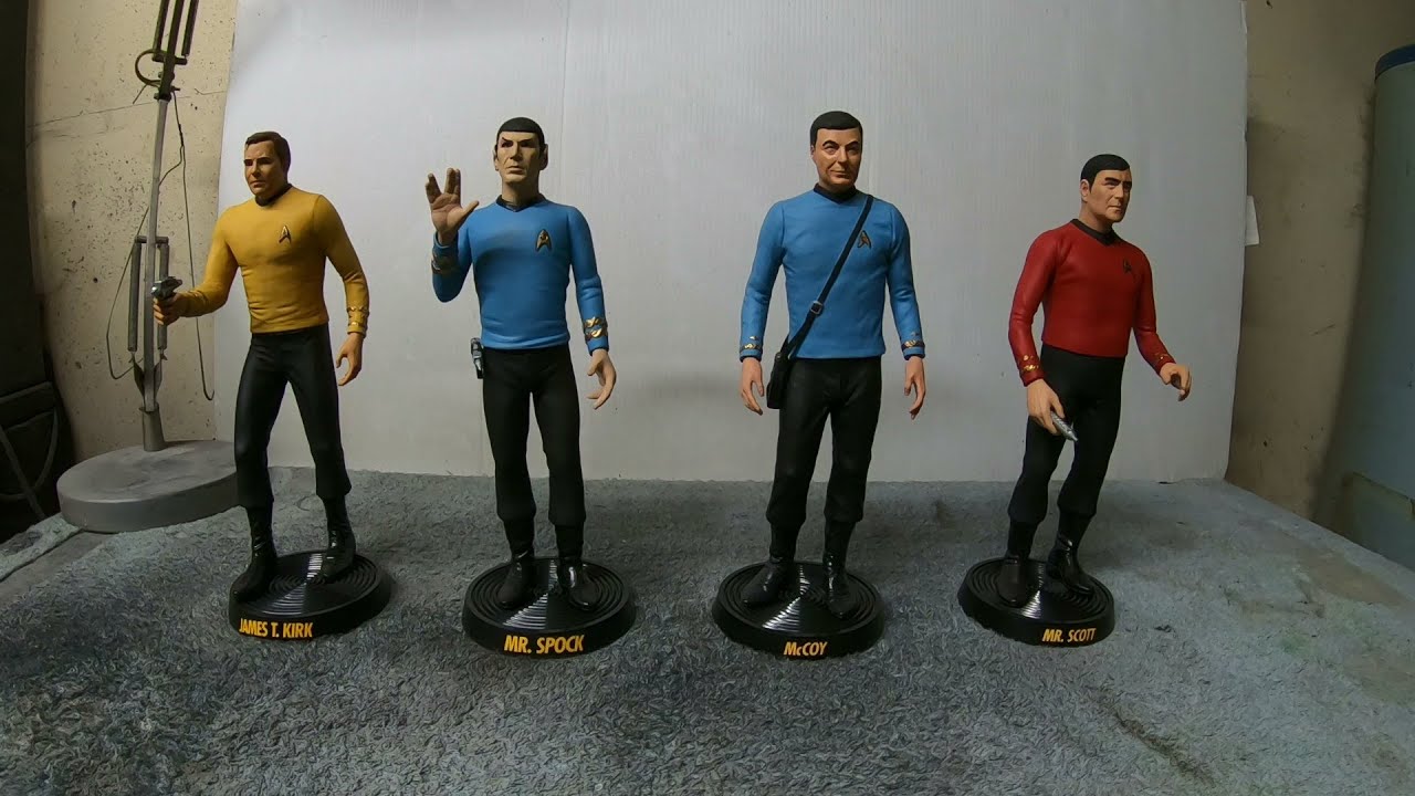 AMT/ERTL Vintage Star Trek TOS Vinyl Figure Set