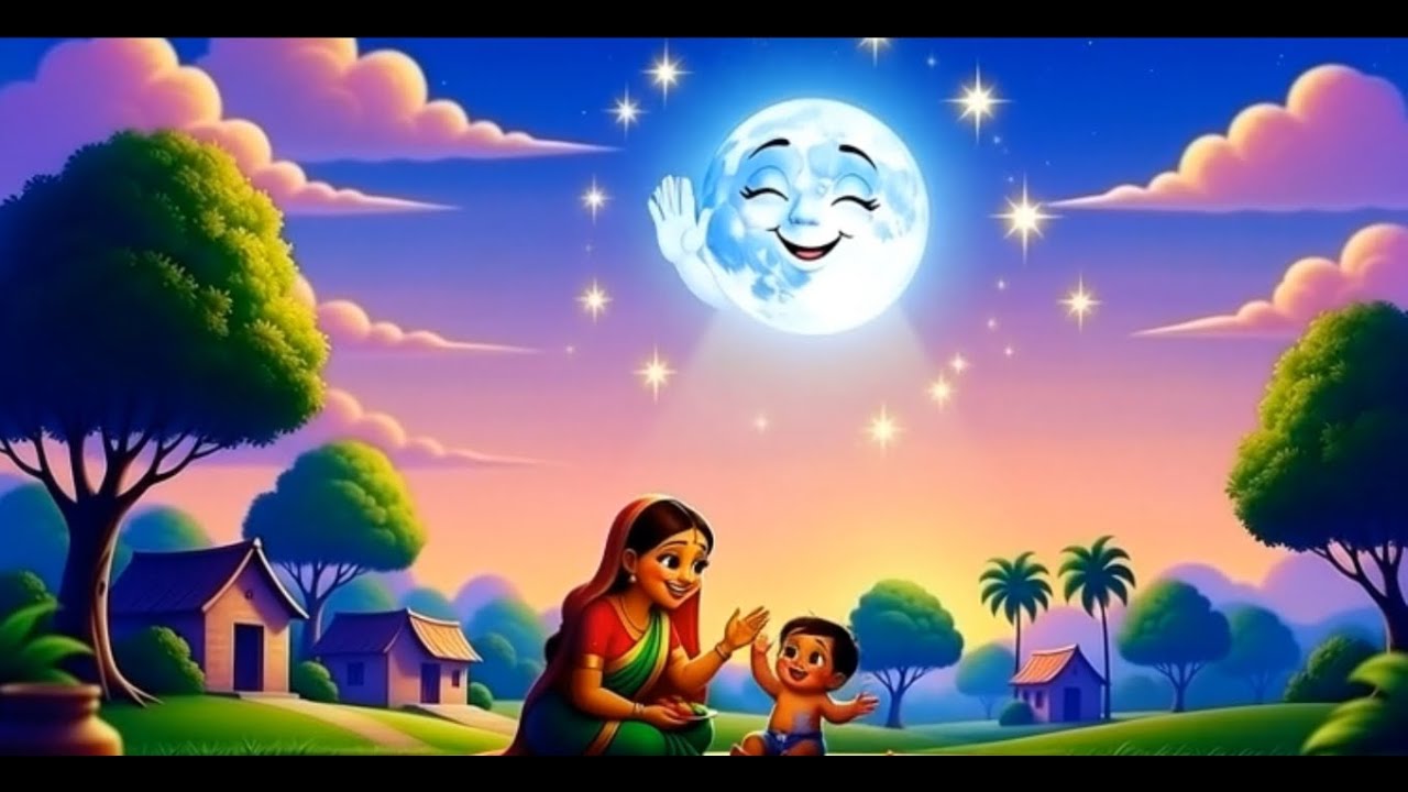 Chanda Mama Door Ke ✨| All Rhymes #chandamama #NurseryRhymes #PreschoolRhymes #hindirhymes