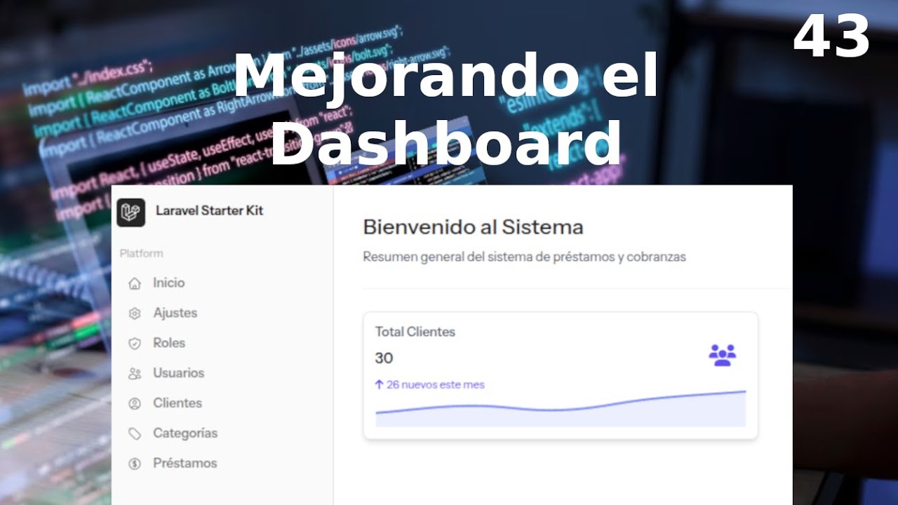 43 Dashboard Profesional con Chart.js y Flux UI: Gráficas y Estadísticas en Vivo - Laravel 12 📊🔥