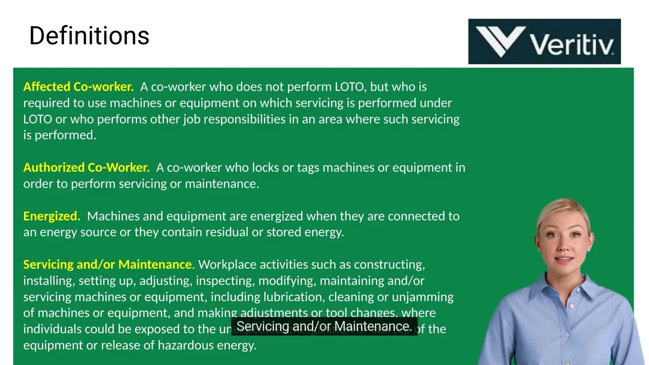 Electrical Safety LOTO Authorized Affected Training English 4