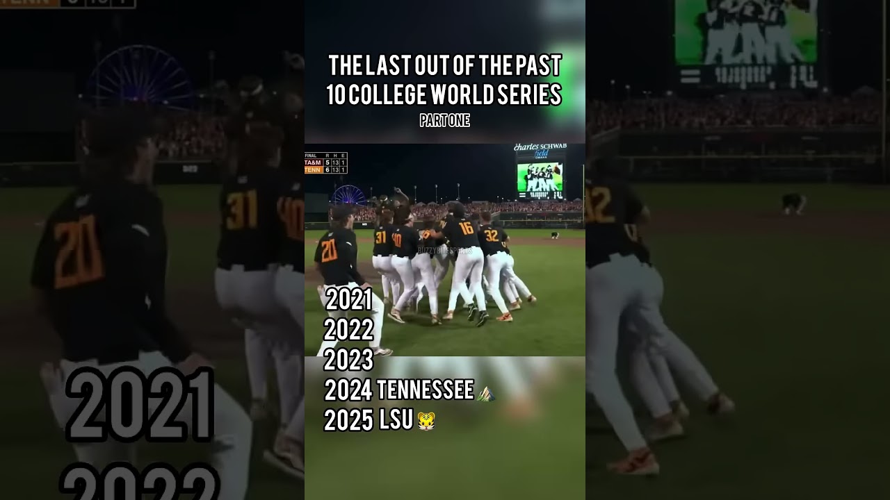 Last pitch at the last 5 college world series