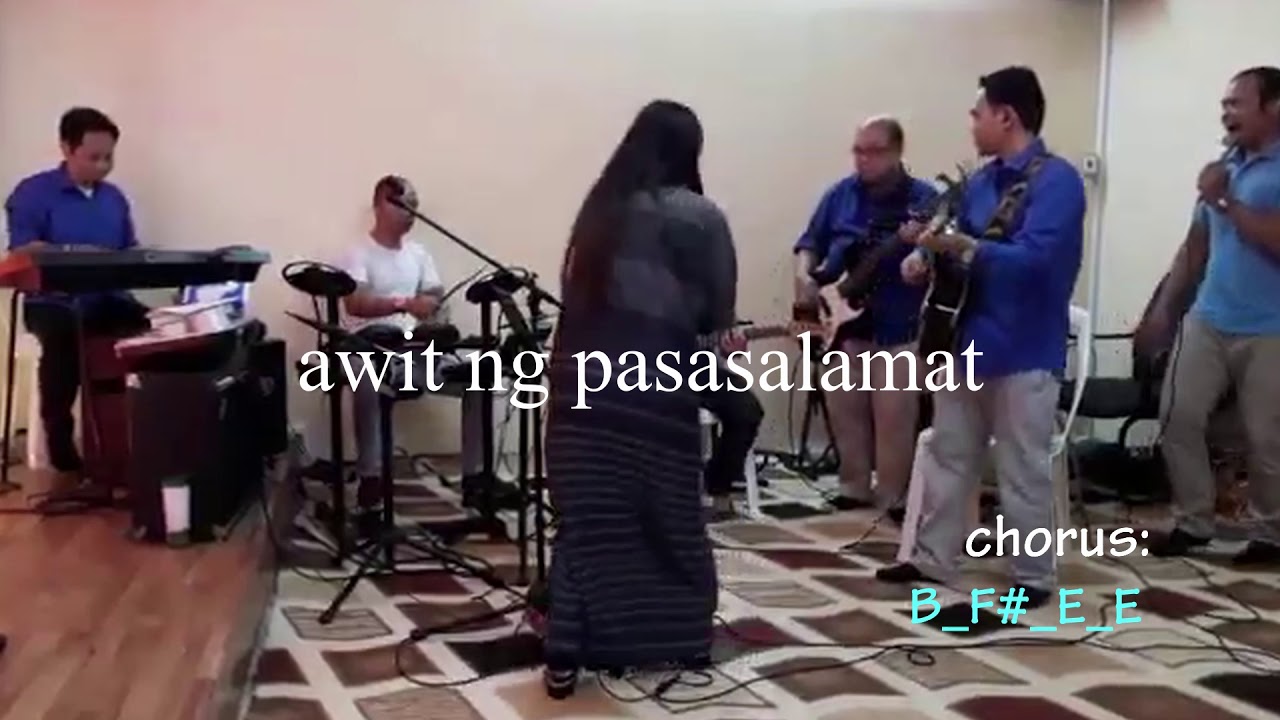awit ng pasasalamat - Lyrics/chords (cover)