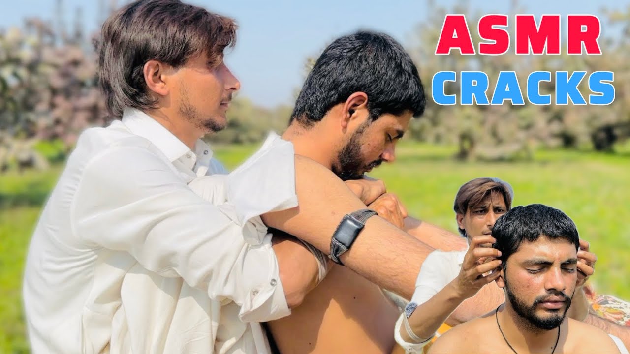 ASMR BEST RELAXING CRACKING MASSAGE BY YOUNG BARBER: INSTANT SLEEP THERAPY #asmr #massage #relax 