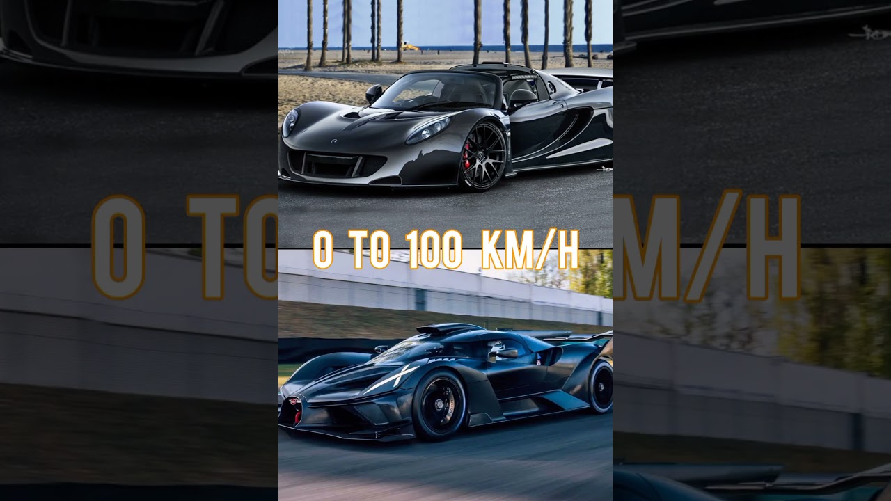 BUGATTI BOLIDE VS HENNESSY VENOM GT 