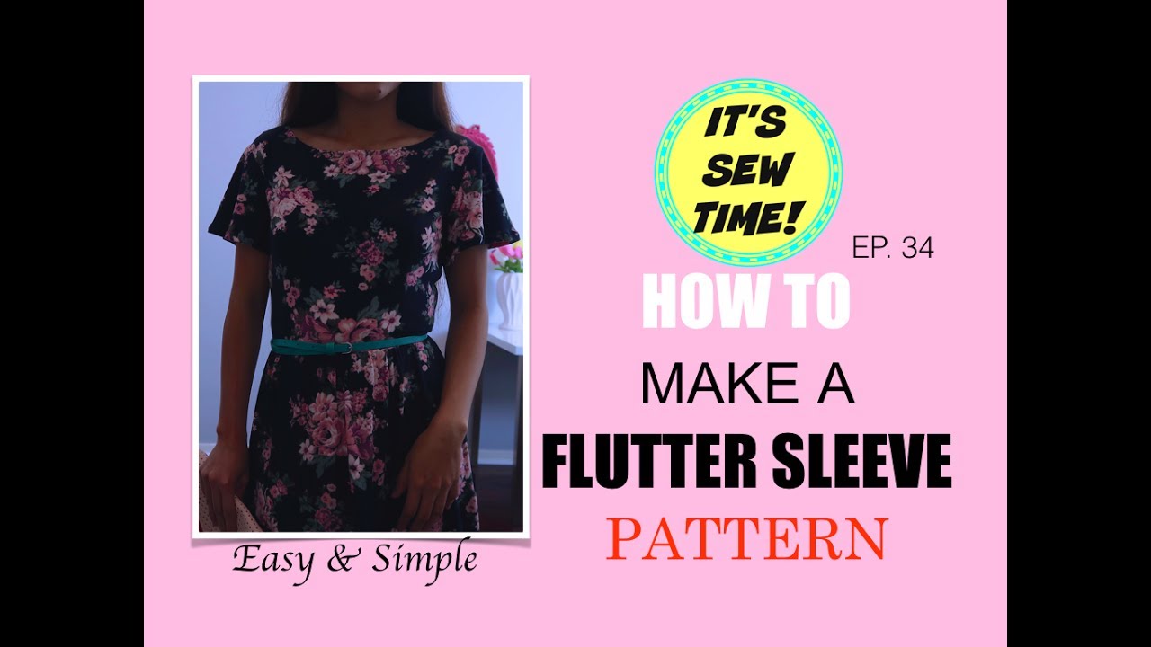 HOWTO MAKE A FLUTTER SLEEVE PATTERN | EASY TO DO