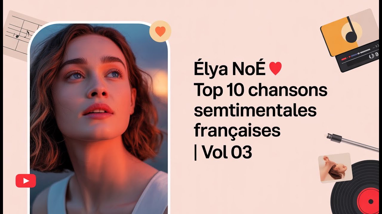 ÉLYA NOÉ 💔 Top 10 Chansons Sentimentales Françaises | Vol 03 | 38 Minutes d’Émotion