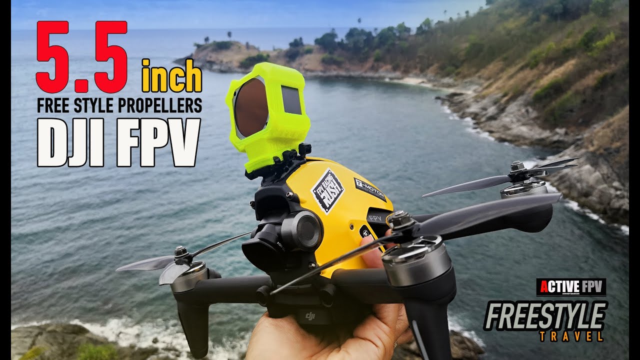 DJI FPV 5.5 inch FREE STYLE PROPELLERS | DJI ACTION2 [2.7K] FPV DRONE SHOT - PROMTHEP CAPE PHUKET