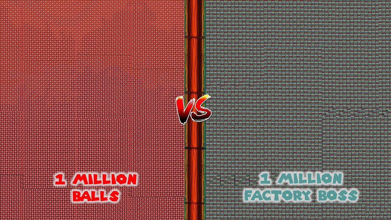RED BALL 4 : 1 MILLION RED BALL VS 1 MILLION FACTORY BOSS 'CRAZY FUSION BATTLE' with BOSSES VOLUME 3