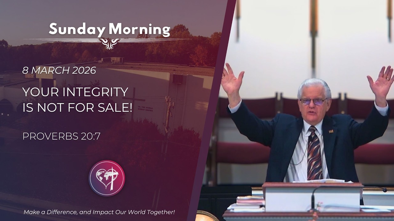 Your Integrity Is Not For Sale! - 8 March 2026 - Sunday Morning - CBC Service
