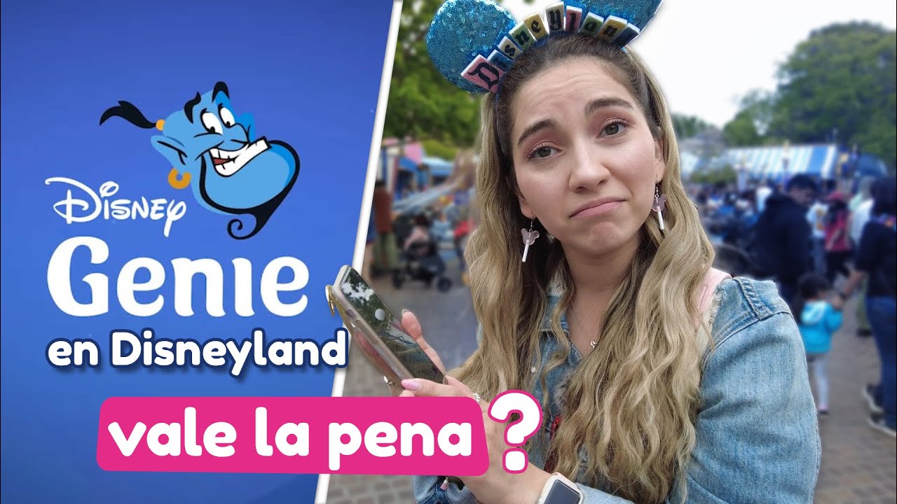 PROBANDO por PRIMERA VEZ el DISNEY GENIE + en DISNEYLAND 🏰 VALE LA PENA ? 🤔