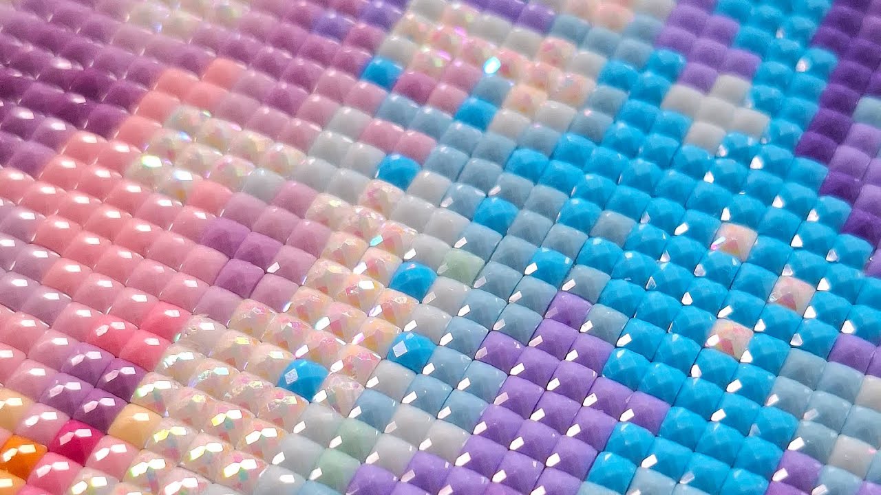 Last one! Satisfying & Relaxing ASMR Diamond Painting Compilation - No Talking - Real Time