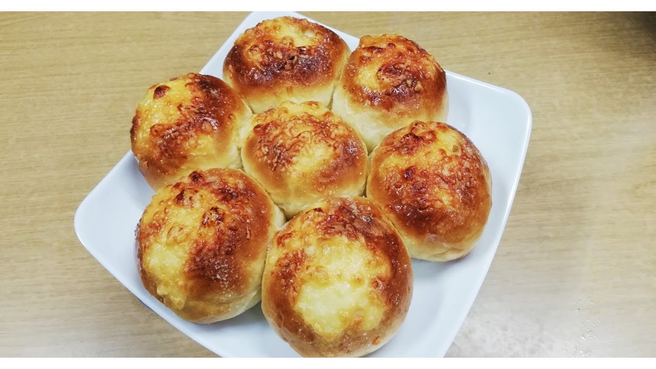 气炸锅【芝士面包】🧀🍞芝士香味满屋飘😌简单易学又好吃😋 Air Fryer【Cheese Bun】