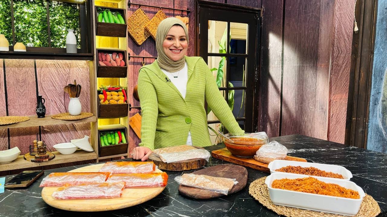 سنة أولى طبخ مع الشيف آلاء الجبالي | تفريزات متنوعة لرمضان: الشعيرية - لسان العصفور - تسبيكة الطماطم