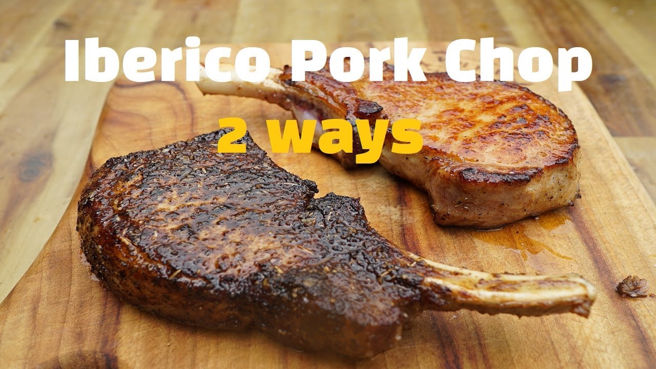 Spanish Iberico pork chops