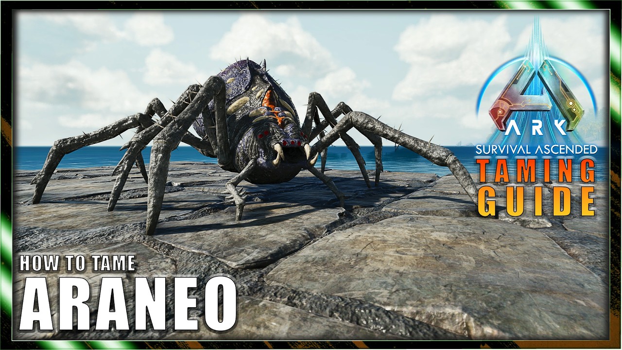 ARK Survival Ascended – Araneo zähmen 🕷️ | Spinnen-Guide & Höhlenkontrolle | Taming Guide #9 | 