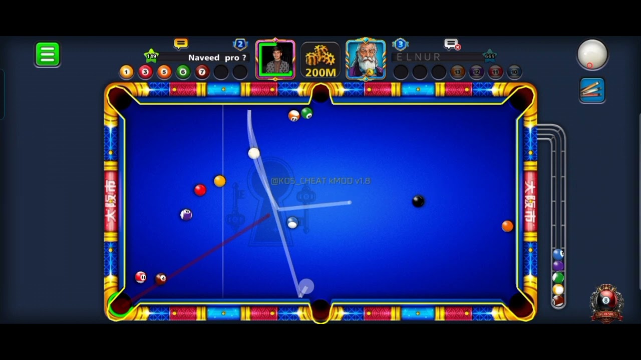 Cheto Hack vs fair 600 level players 8 ball pool 😎