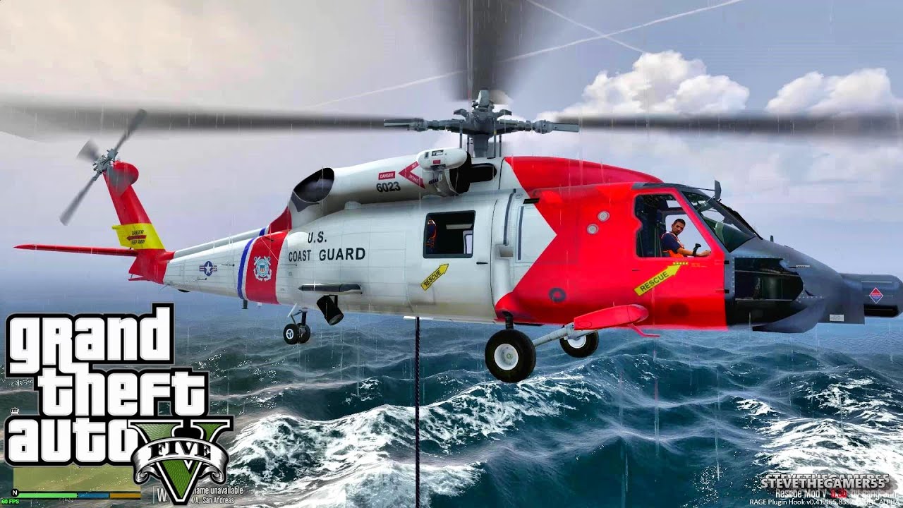 GTA 5 - Rescue Mod V - COAST GUARD+ 8 - (GTA 5 Rescue Mod PC MODS)