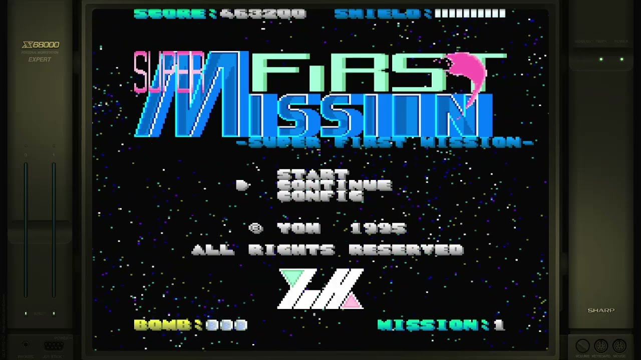 Super First Mission Sharp X68000 Emulated