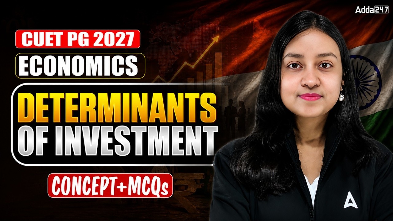 Determinants of Investment in One Shot | CUET PG 2027 Economics Preparation