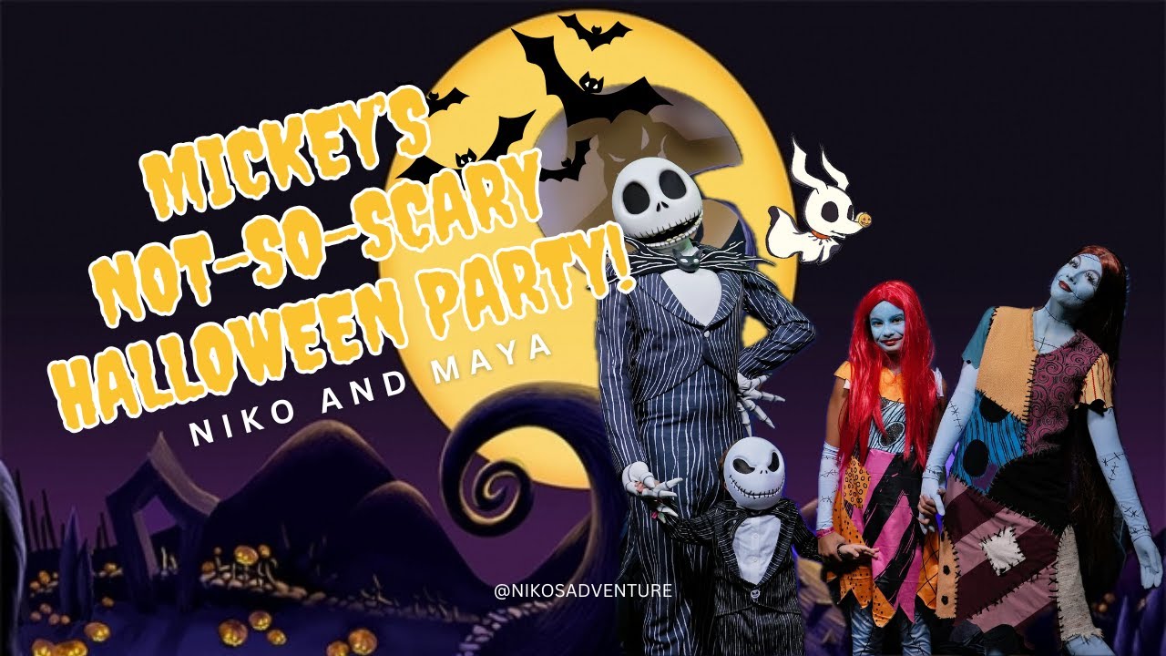 Niko and Maya go to Mickey's not so scary