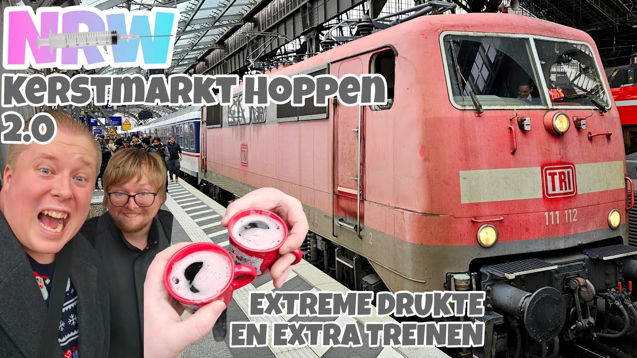 KERSTMARKT HOPPEN 2.0 IN KEULEN met OUDE TREINEN | 