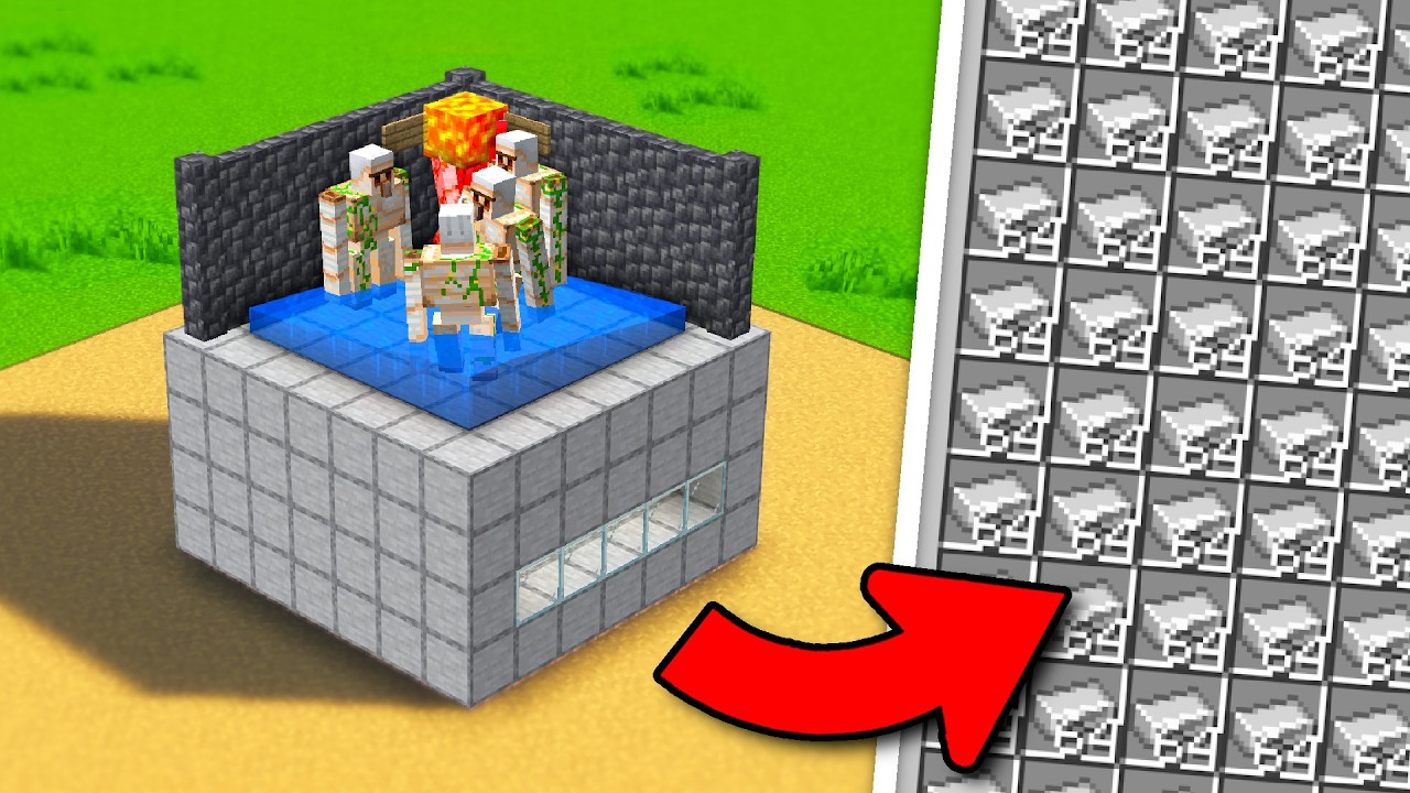 NEW Minecraft Iron Farm 26.2+ | EASIEST DESIGN! (400 Iron/h)