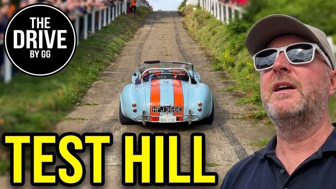 AC Cobra's take on the TEST HILL at Brooklands Museum!