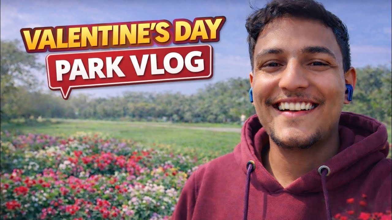 Valentine's day #vlog in park 🤣. #nature #newyoutubechannel #vlogwithnavneet 
