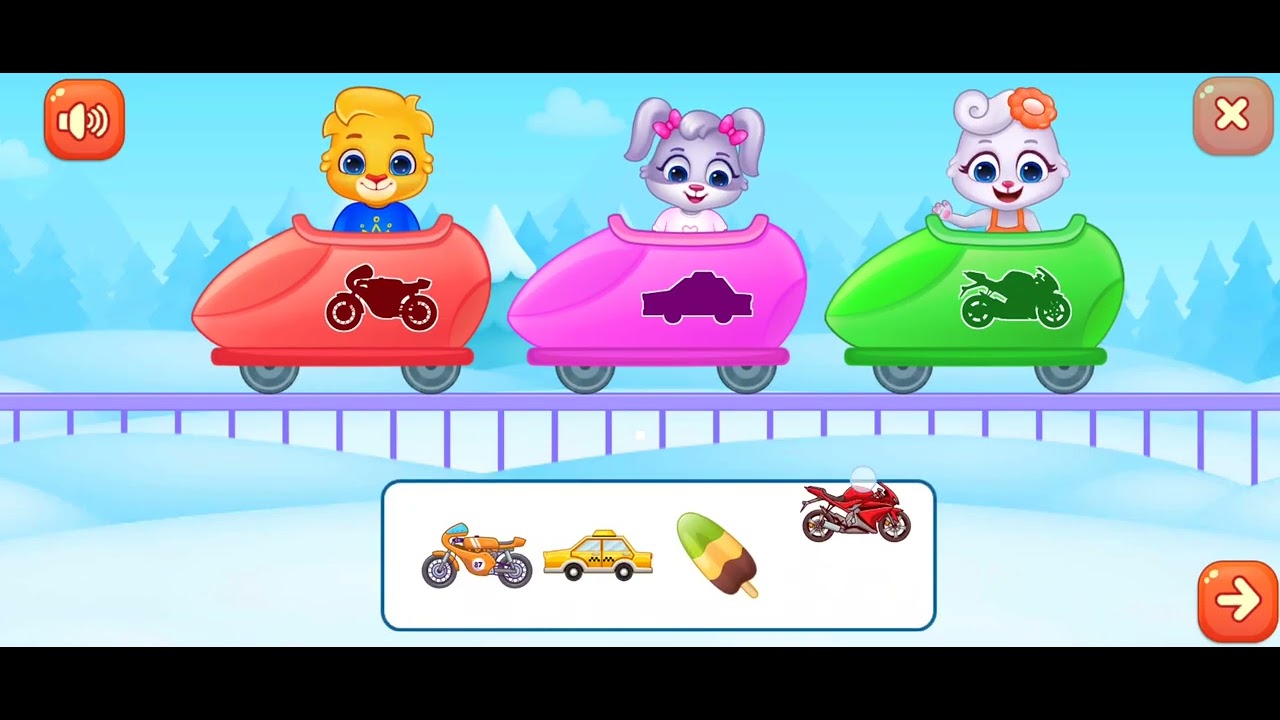 Kid games 003- match opposite,  count numbers