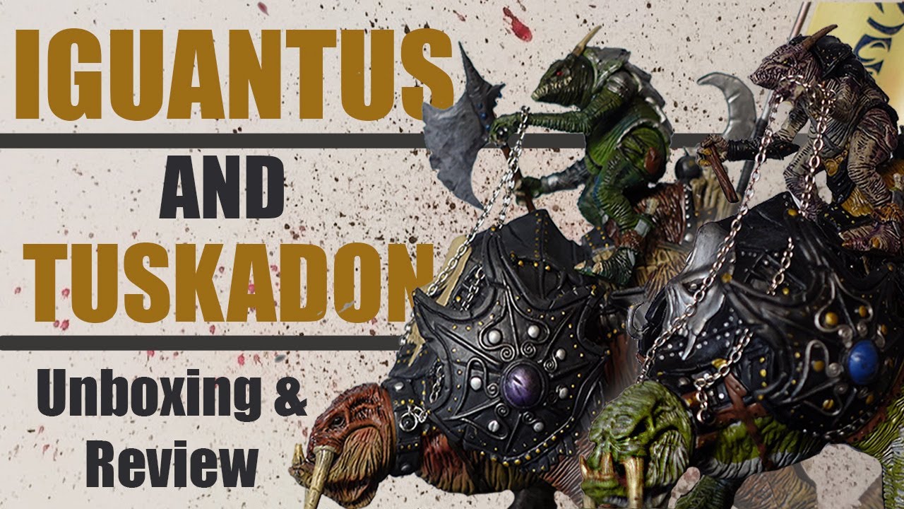 WOW!😮Iguantus and Tuskadon - Spawn the Dark Ages series 14 - From 1999