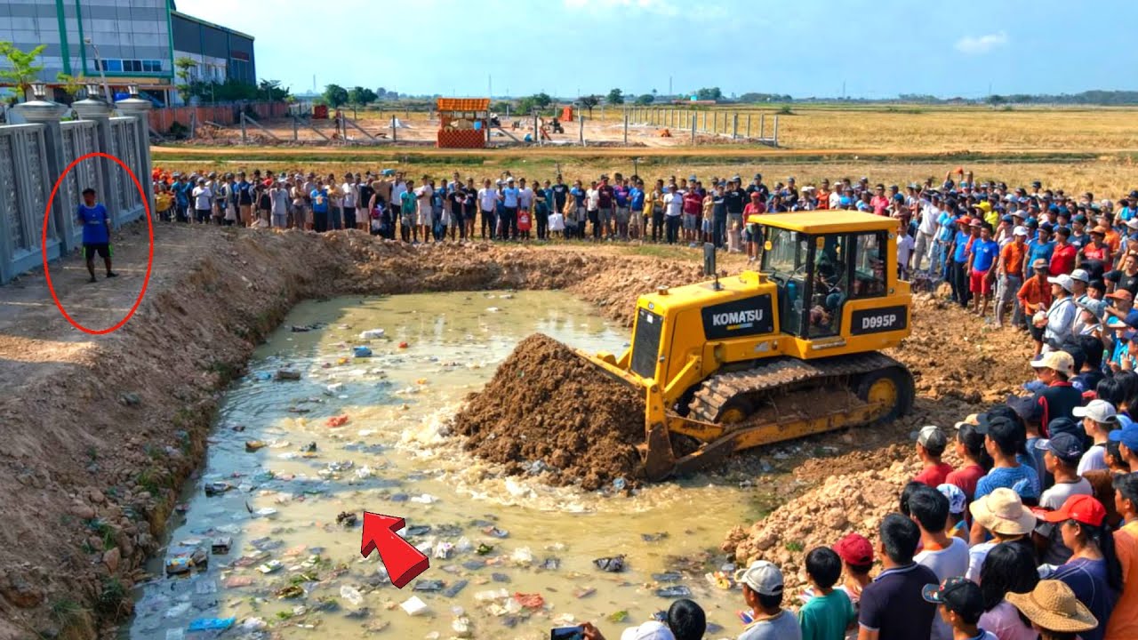 First Start Perfect New Project!! Complete100% Delete Small Canal Mini by Dozer D31 & Dump Truck 8T